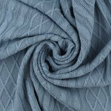 Tricot maille torsadée - <HARROW> - 001 - Bleu