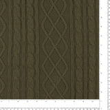 Tricot maille torsadée - <HARROW> - 004 - Kaki