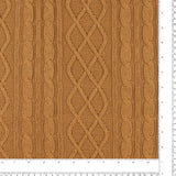 Tricot maille torsadée - <HARROW> - 005 - Caramel