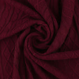 Tricot maille torsadée - <HARROW> - 007 - Bourgogne