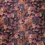 Velours Imprimé - JOSÉPHINE - 001 - Aubergine