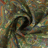Printed Pure Silk - 001 - Green