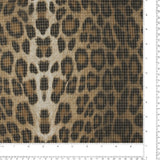 Printed Pure Silk - 006 - Leopard