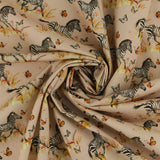 Popeline de Coton Imprimé - <DIDI> - 002 - Crème