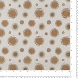 Popeline de Coton Imprimé - <DIDI> - 004 - Sable