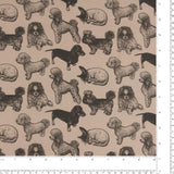 Cotton Poplin Print - DIDI - 005 - Beige