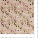 Popeline de Coton Imprimé - <DIDI> - 006 - Rose
