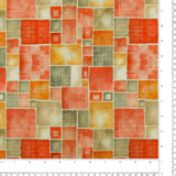 Printed Viscose Knit - RUMBA - 006 - Orange