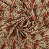Printed Viscose Knit - RUMBA - 007 - Henna