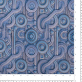 Printed Viscose Knit - RUMBA - 010 - Periwinkle
