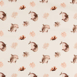 Tricot de coton imprimé - BETHY-BOO - 004 - Blanc Cassé