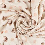 Tricot de coton imprimé - BETHY-BOO - 004 - Blanc Cassé