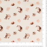 Tricot de coton imprimé - BETHY-BOO - 004 - Blanc Cassé