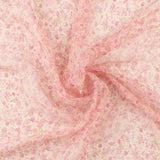 Printed Silk Chiffon - 001 - Pink