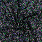 Velours côtelé imprimé - GRANDE CLASSE - 009 - Noir
