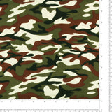 Printed Corduroy - CLASS ACT - 011 - Camouflage Green