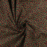 Velours côtelé imprimé - GRANDE CLASSE - 016 - Noir