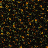 Light weight printed Corduroy - QUATTRO - 005 - Black