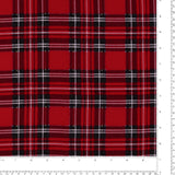 Light weight printed Corduroy - QUATTRO - 008 - Red