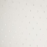 Gaze imprimée métallique - <AVERY> - 001 - Blanc