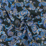 Cotton Poplin Print - WINNIE - 002 - Blue