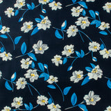 Cotton Poplin Print - WINNIE - 004 - Navy