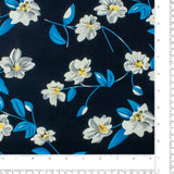 Cotton Poplin Print - WINNIE - 004 - Navy