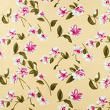 Cotton Poplin Print - WINNIE - 005 - Peach