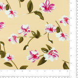 Cotton Poplin Print - WINNIE - 005 - Peach
