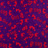 Cotton Poplin Print - WINNIE - 006 - Purple