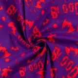 Cotton Poplin Print - WINNIE - 006 - Purple