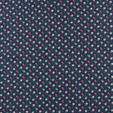 Cotton Poplin Print - WINNIE - 007 - Denim