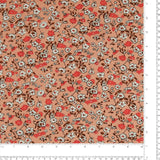 Printed Rayonne - MORGAN - 006 - Salmon