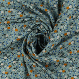 Printed Rayonne - MORGAN - 014 - Ice Ocean