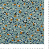 Printed Rayonne - MORGAN - 014 - Ice Ocean