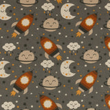 Printed Canvas - NIKKI - 003 - Grey
