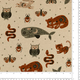 Printed Canvas - NIKKI - 006 - Linen