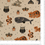 Printed Canvas - NIKKI - 007 - Linen