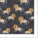 Toile imprimée - NIKKI - 009 - Bleu