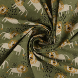 Printed Canvas - NIKKI - 010 - Green