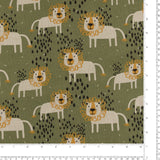 Printed Canvas - NIKKI - 010 - Green