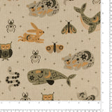 Printed Canvas - NIKKI - 011 - Linen