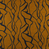 Tricot imprimé - RUMBA - 002 - Ocre