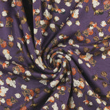 Tricot imprimé - RUMBA - 003 - Aubergine