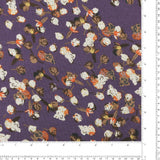 Tricot imprimé - RUMBA - 003 - Aubergine