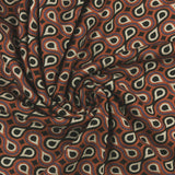Tricot imprimé - RUMBA - 006 - Rouille