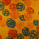 Tricot imprimé - RUMBA - 008 - Ocre
