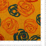Tricot imprimé - RUMBA - 008 - Ocre