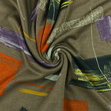 Tricot imprimé - RUMBA - 009 - Taupe