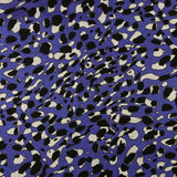 Tricot imprimé - RUMBA - 011 - Indigo